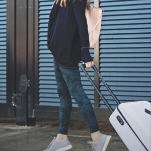 SPANX LOOK AT ME NOW BLACK CAMO LEGGING XLARGE